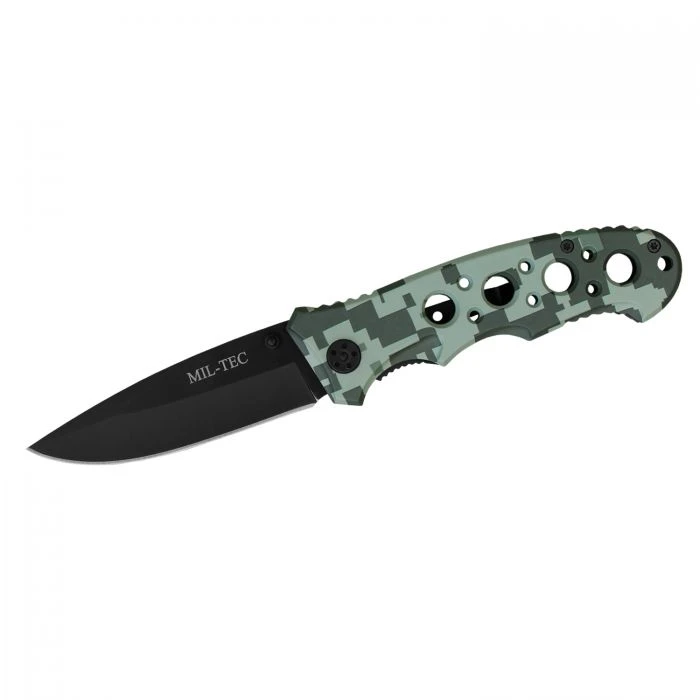 Mil-Tec Einhandmesser Mit Lochgriff At-digital 4 Mil-Tec Einhandmesser Mit Lochgriff At-digital – Bild 2