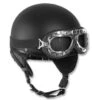 Mil-Tec Helm Halbschale Mit Brille