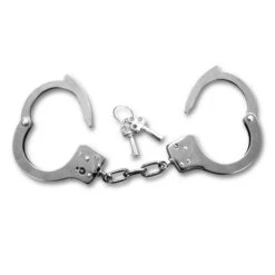 Handschelle Single Lock Vernickelt