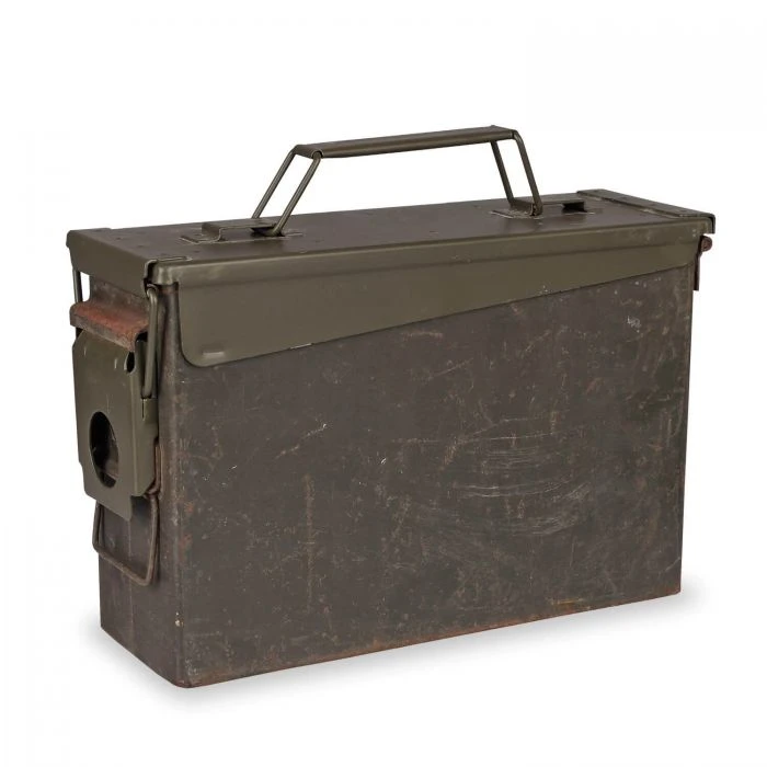 Orig. US Munikiste Metall Klein Cal. 30 Gebraucht 3 Orig. US Munikiste Metall Klein Cal. 30 Gebraucht