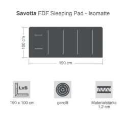 Savotta FDF Sleeping Pad - Isomatte -Schuhe Store sv1450 036